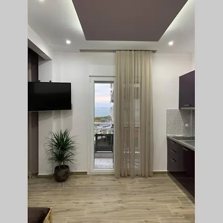 Comfort And Seaview Apartment Nea Paralia Soluň Exteriér fotografie